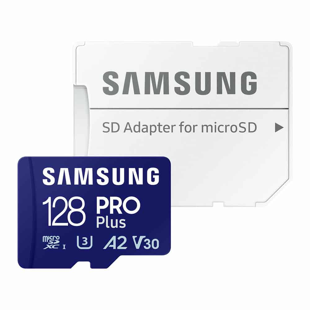 (image for) Samsung Pro Plus 128GB (2024) 4K Ready MicroSDXC Card UHS-I U3 with SD Adapter